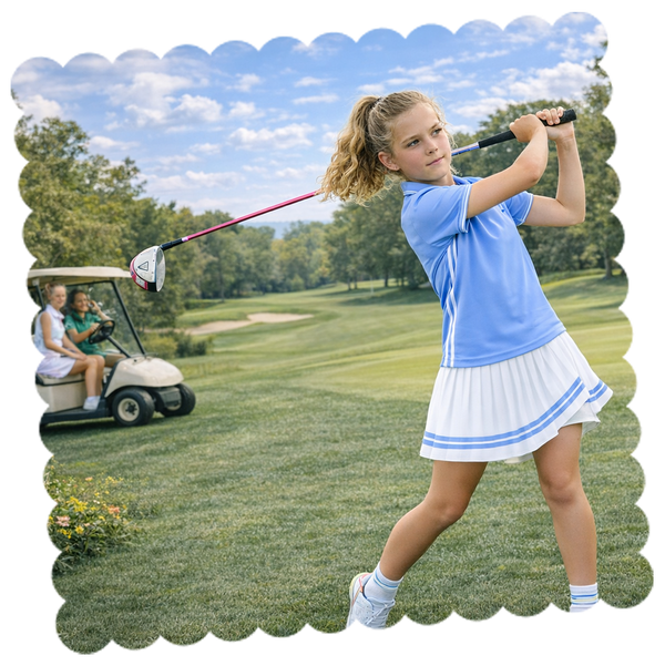 Two golf girls